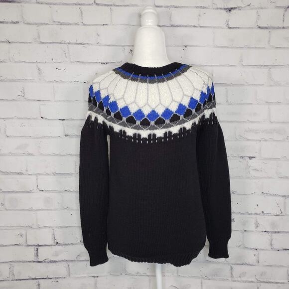 a.n.a. Black White and Blue Sweater size PS - Picture 4 of 8